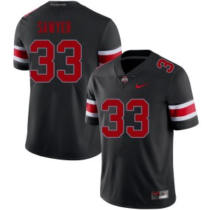 Mens Football #33 Ohio State Jack Sawyer Alumni Jersey - Blackout