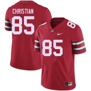Mens Football #85 Ohio State Bennett Christian Alumni Jersey - Red