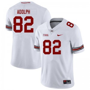 Mens #82 OSU Football David Adolph High School Jersey - White