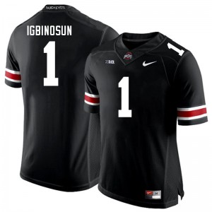 Mens Football #1 Ohio State Davison Igbinosun NCAA Jersey - Black