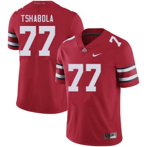 Mens #77 Ohio State Buckeyes Football Tegra Tshabola Alumni Jersey - Red