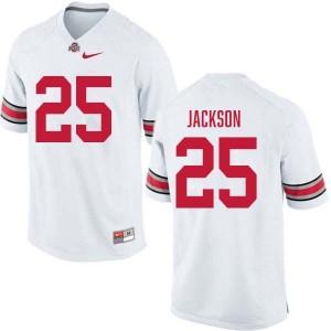 Men Football #25 Ohio State Bo Jackson NCAA Jersey - White