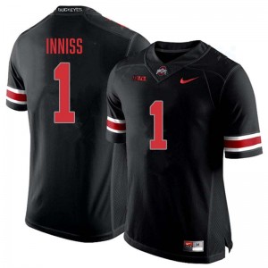 Mens #1 OSU Buckeyes Football Brandon Inniss 2025 Jersey - Blackout