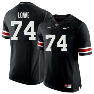 Men Football #74 Ohio State Carter Lowe Replica Jersey - Black
