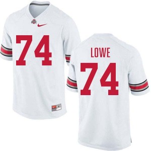 Men's #74 Buckeye Nation Football Carter Lowe 2025-26 Jersey - White