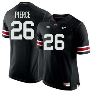 Men's Football #26 The Fighting Buckeyes Payton Pierce Game Jersey - Black