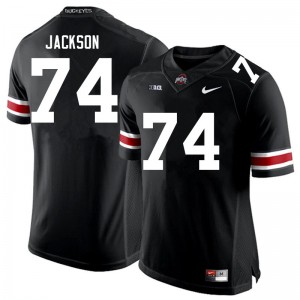 Men's Football #74 Ohio State Buckeyes Donovan Jackson Alumni Jersey - Black