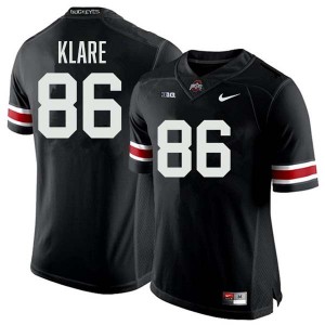 Mens Football #86 Go Bucks Max Klare Limited Jersey - Black
