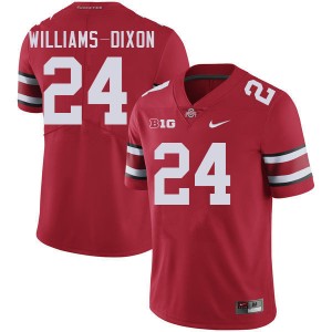 Men's Football #24 Ohio State Sam Williams-Dixon Limited Jersey - Red