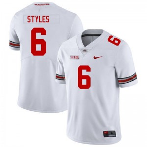 Men's #6 OSU Football Sonny Styles Limited Jersey - White