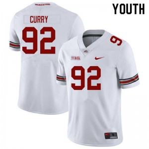 Youth #92 The Ohio State Football Caden Curry 2025-26 Jersey - White