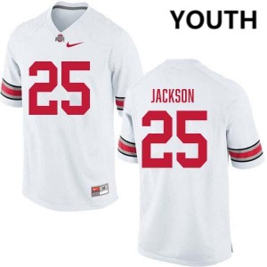 Youth #25 Ohio State Football Bo Jackson 2025 Jersey - White