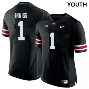 Youth Football #1 The Fighting Buckeyes Brandon Inniss High School Jersey - Black