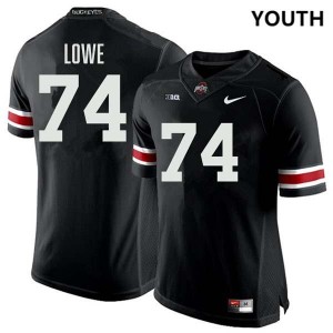 Youth Football #74 Go Bucks Carter Lowe NCAA Jersey - Black