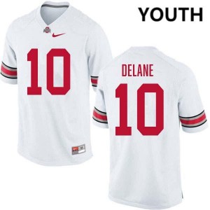Youth Football #10 OSU Faheem Delane Replica Jersey - White
