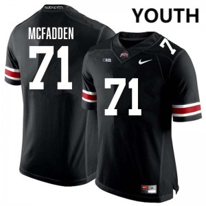 Youth #71 OSU Buckeyes Football Jayvon McFadden 2025-26 Jersey - Black