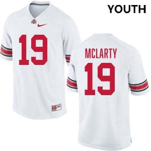 Youth #19 Ohio State Football Nick McLarty Limited Jersey - White