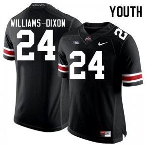 Youth #24 OSU Buckeyes Football Sam Williams-Dixon Replica Jersey - Black