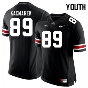 Youth Football #89 OSU Will Kacmarek 2025 Jersey - Black