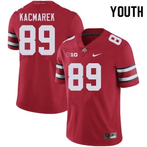 Youth #89 OSU Buckeyes Football Will Kacmarek Limited Jersey - Red