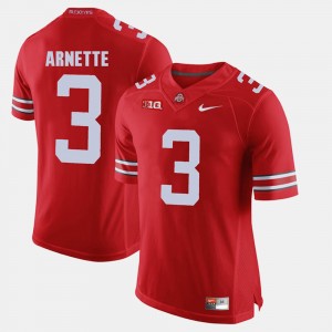 Men Alumni Football Game Ohio State #3 Damon Arnette college Jersey - Scarlet