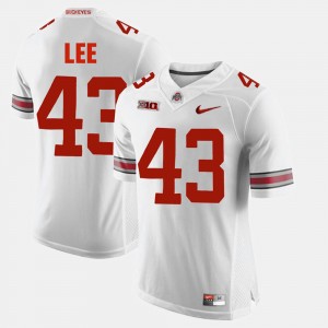 Men Ohio State #43 Alumni Football Game Darron Lee college Jersey - White