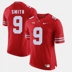 Men OSU Buckeyes Alumni Football Game #9 Devin Smith college Jersey - Scarlet