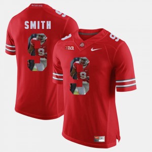 Men #9 Pictorial Fashion Ohio State Devin Smith college Jersey - Scarlet