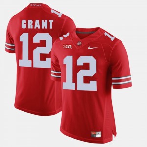 Men's #12 OSU Alumni Football Game Doran Grant college Jersey - Scarlet