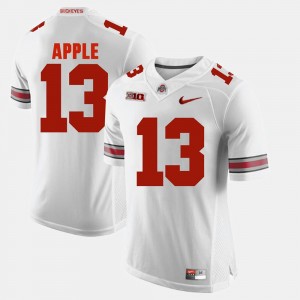 Men OSU Buckeyes #13 Alumni Football Game Eli Apple college Jersey - White