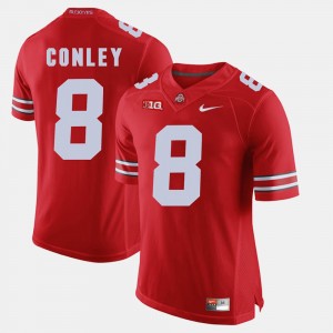 Men's Ohio State #8 Alumni Football Game Gareon Conley college Jersey - Scarlet