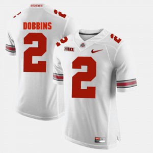 Mens Buckeyes Alumni Football Game #2 J.K. Dobbins college Jersey - White