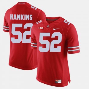 Men's #52 Alumni Football Game Buckeyes Johnathan Hankins college Jersey - Scarlet