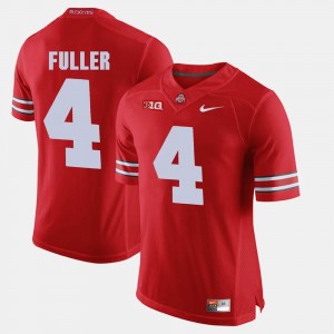 Men #4 Ohio State Buckeyes Alumni Football Game Jordan Fuller college Jersey - Scarlet