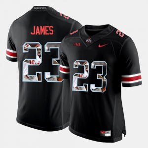 Men's OSU #23 Pictorial Fashion Lebron James college Jersey - Black