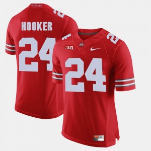 Men Buckeye Alumni Football Game #24 Malik Hooker college Jersey - Scarlet