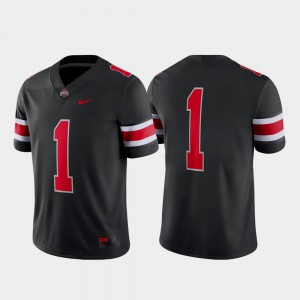 Men Alternate Football Game Ohio State #1 college Jersey - Black