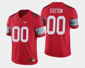 Men #00 OSU Buckeyes 2018 Spring Game Limited college Customized Jersey - Scarlet