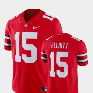 Men Alumni Ohio State Buckeye Limited Football #15 Ezekiel Elliott college Jersey - Scarlet