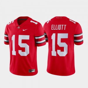 Men Name & Number Limited #15 OSU Ezekiel Elliott college Jersey - Scarlet