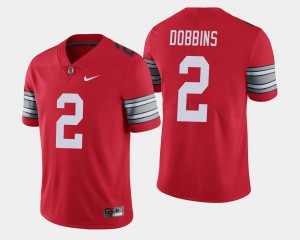 Men #2 OSU Buckeyes 2018 Spring Game Limited J.K. Dobbins college Jersey - Scarlet