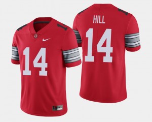 Men's 2018 Spring Game Limited #14 Buckeyes K.J. Hill college Jersey - Scarlet