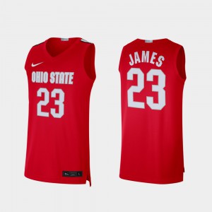 Men's Ohio State Buckeyes #23 Alumni Limited LeBron James college Jersey - Scarlet