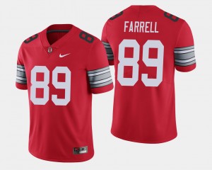 Men's #89 Buckeye 2018 Spring Game Limited Luke Farrell college Jersey - Scarlet