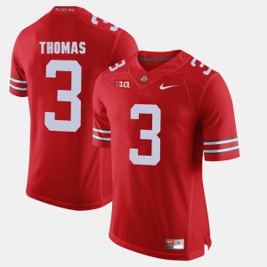 Mens OSU Buckeyes Alumni Football Game #3 Michael Thomas college Jersey - Scarlet