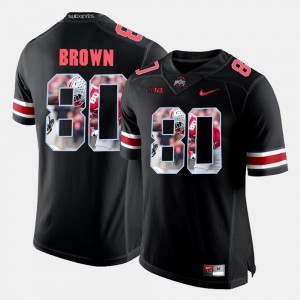 Men Pictorial Fashion Ohio State #80 Noah Brown college Jersey - Black