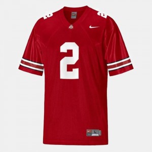 Kids #2 Cris Carter college Jersey - Red Football Ohio State