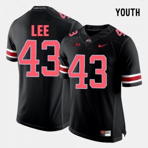 Kids Football #43 Buckeyes Darron Lee college Jersey - Black