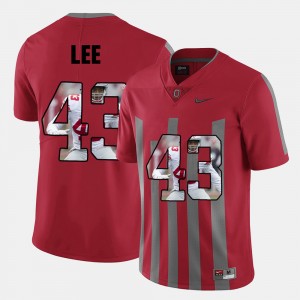 Men's Pictorial Fashion OSU Buckeyes #43 Darron Lee college Jersey - Red