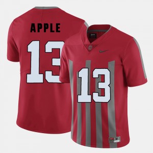 Men Ohio State #13 Football Eli Apple college Jersey - Red